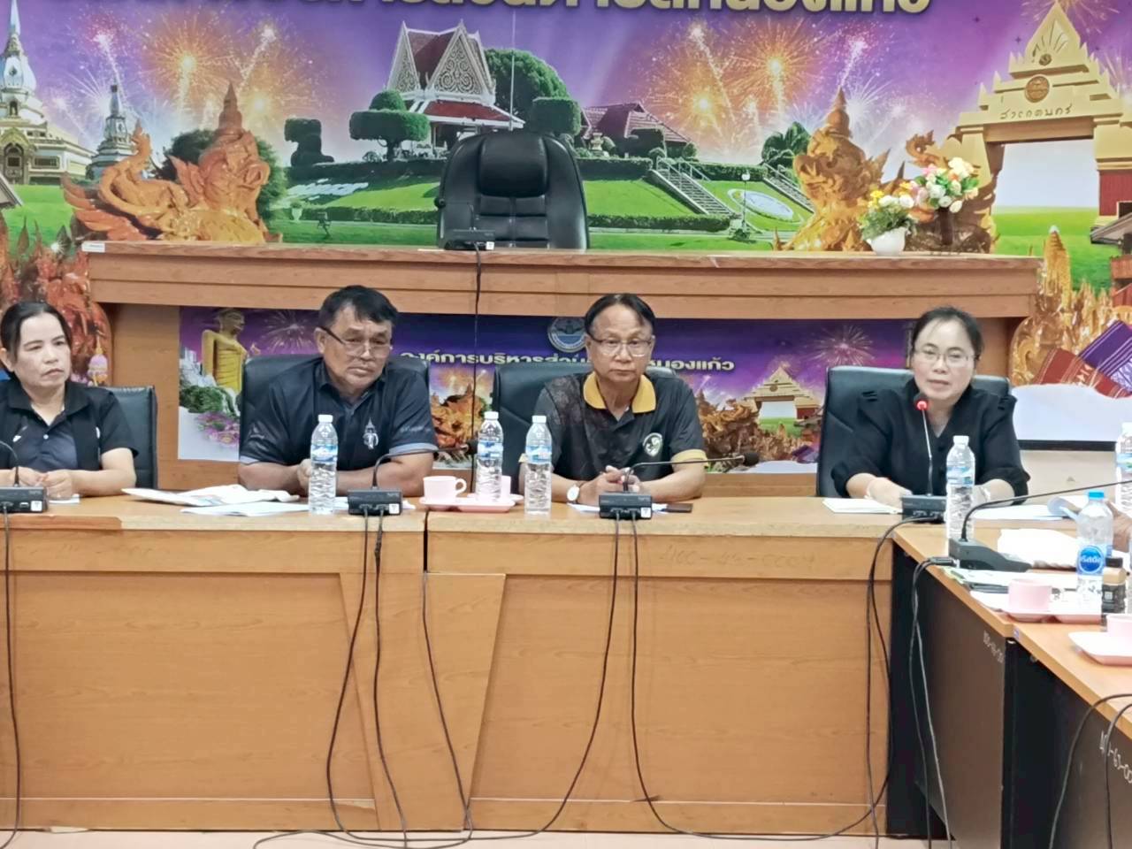 @ พช.เมืองร้อยเอ็ด : ร่วมประชุมกำนัน/ผู้ใหญ่บ้าน ประจำเดือน มิถุนายน 2569 ตำบลหนองแก้ว